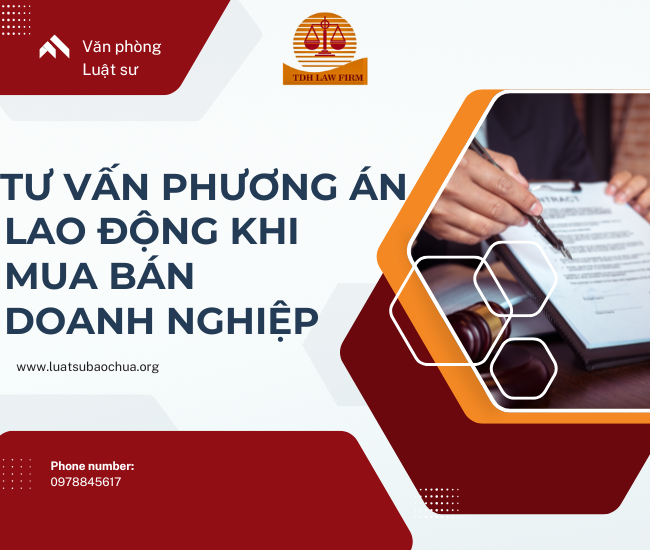   Dịch vụ tư vấn phương án lao động khi mua bán doanh nghiệp