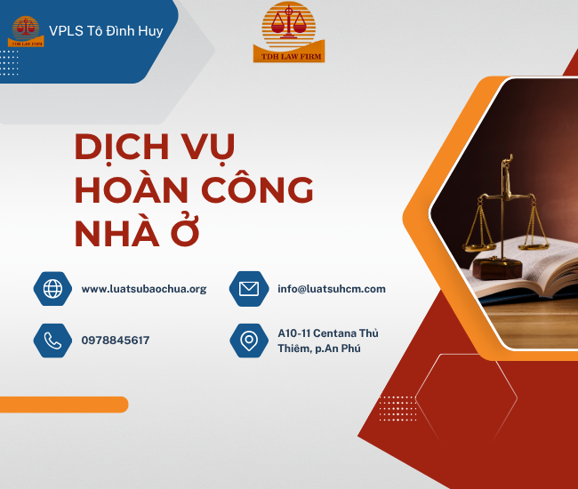 Dịch vụ hoàn công nhà ở tại Tp.HCM