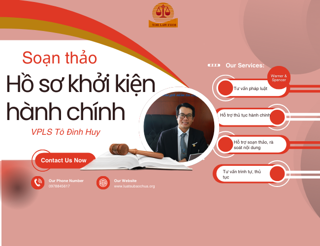  Soạn thảo hồ sơ khởi kiện vụ án hành chính