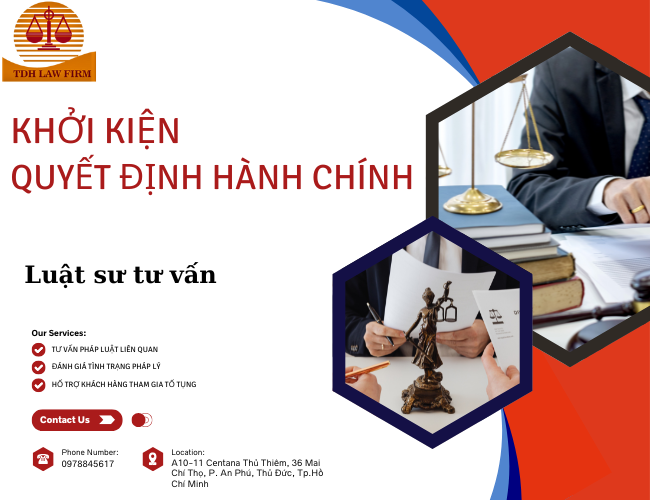  Tư vấn khởi kiện quyết định hành chính
