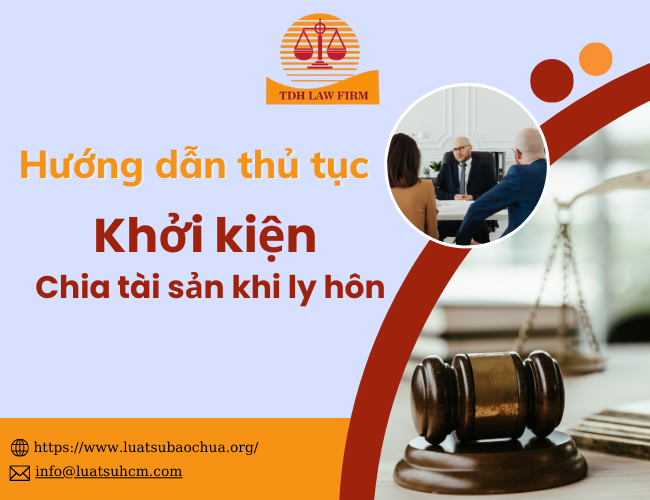 Hướng dẫn thủ tục khởi kiện chi tài sản sau ly hôn